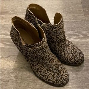 Lucky Brand Cheetah Booties